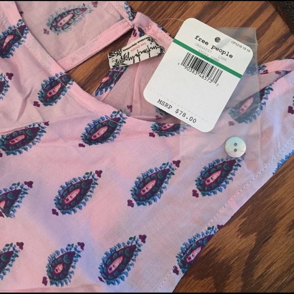 🆕 Free People Sleeveless Bohemian Slip Dress - Picture 5 of 5